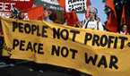 Demonstrators at the G20 summit