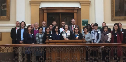 Chinese delegation meeting at Brighton Town Hall