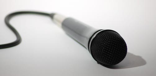 image of a microphone