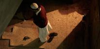 Muslim in Pakistan mosque praying Frontier Province (NWFP) in Pakistan. Evening prayers in a mosque. Credit: Piers Benatar / Panos