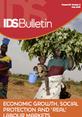 Bulletin 39.2 Front cover of the Bulletin 39.2, Economic Growth, Social Protection and 'Real' Labour Markets