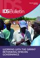 Working with the Grain? Rethinking African Governance This is the cover for IDS Bulletin 42.2.