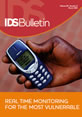 Real Time Monitoring for the Most Vulnerable This is the cover for IDS Bulletin 44.2, 'Real Time Monitoring for the Most Vulnerable'.