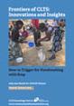 CLTS Triggering for Handwashing cover cover page of CLTS publication 'Triggering for Handwashing'