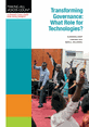 MAVC_LE_frontcover_Transforming_Governance_What_Role_for_Technologies? This is the front cover of MAVC learning Event paper Transforming Governance: What Role for Technologies?