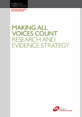 MAVC_frontcover_Research_and_Evidence_Strategy This is the front cover of Making All Voices Count Research and Evidence Strategy