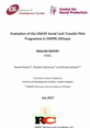 Midline Report Front Cover This is the front cover of the Midline Report entitled 'Evaluation of the UNICEF Social Cash Transfer Pilot Programme in SNNPR, Ethiopia'