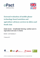Mnutrition_Desk_review_Ghana_frontcover Cover image for the External Evaluation of mobile phone technology -based nutrition and agricultural advisory services in Africa and South- Asia. Desk Review: Smallholder farming, nutrition and m-Agriculture services in Africa