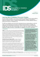 Learning about Qualitative Document Analysis This is the image for IDS Practice Paper In Brief 13, 'Learning about Qualitative Document Analysis'.