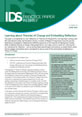 Learning about Theories of Change and Embedding Reflection This is the image for IDS Practice Paper InBrief 15, 'Learning about Theories of Change and Embedding Reflection'.