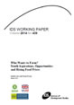 Who Wants to Farm? Youth Aspirations, Opportunities and Rising Food Prices This is the cover for IDS Working Paper 439, 'Who Wants to Farm? Youth Aspirations, Opportunities and Rising Food Prices'.