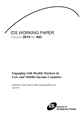 Engaging with Health Markets in Low and Middle-Income Countries This is the cover to IDS Working Paper 443, 'Engaging with Health Markets in Low and Middle-Income Countries'.