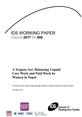 WP500_FrontCover This is the front cover to IDS Working paper 500, 'A Trapeze Act: Balancing Unpaid Care Work and Paid Work by Women in Nepal'.