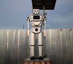 Traffic Robot Robot directing traffic in the Democratic Republic of Congo