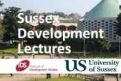 Sussex Development Lecture event, co-organised by IDS