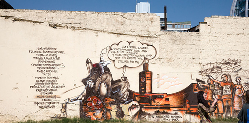 Graffiti of politics in Kenya, taken in 2012. Credit: CHMoss - Flickr