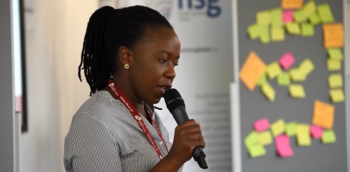 Cynthia Ngwalo-Lungu presents at the Accountability for Health Equity Conference Cynthia Ngwalo-Lungu presents at the Accountability for Health Equity Conference