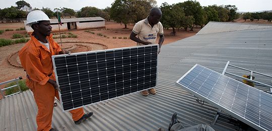 Solar installation, Zambia