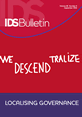 Localising Governance This is the cover for IDS Bulletin 45.5, 'Localising Governance'.