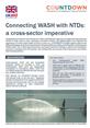 ConnectingWASH_FrontCover This is the front cover to the briefing, 'Connecting WASH with NTDs: A cross-sector imperative'.