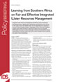 Learning from Southern Africa on Fair and Effective Integrated Water Resources Management This is the cover to IDS Policy Briefing 77, 'Learning from Southern Africa on Fair and Effective Integrated Water Resources Management'.