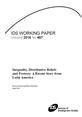 WP467_FrontCover This is the front cover to IDS Working Paper 467, 'Inequality, Distributive Beliefs and Protests: A Recent Story from Latin America'.