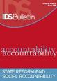Bulletin 38.6 Front cover of Bulletin 38.6, State Reform and Social Accountability: Brazil, India and Mexico