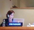 Jo Howard gives Together 2030 statement at High Level Political Forum 2017 Jo Howard gives Together 2030 statement at High Level Political Forum 2017. Credit -