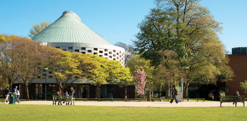 University of Sussex, Library Square. Credit: University of Sussex