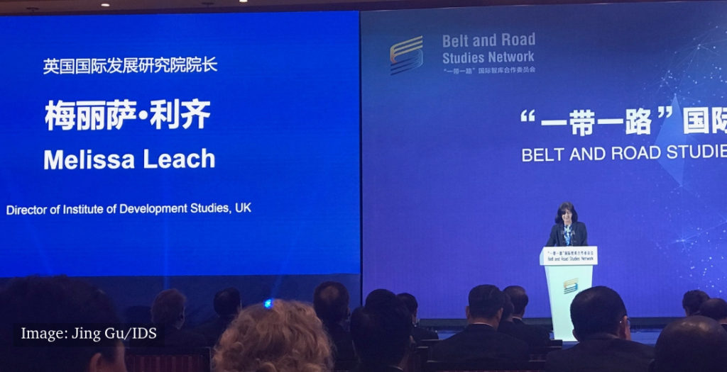 Professor Melissa Leach gives keynote at Belt and Road Studies Network