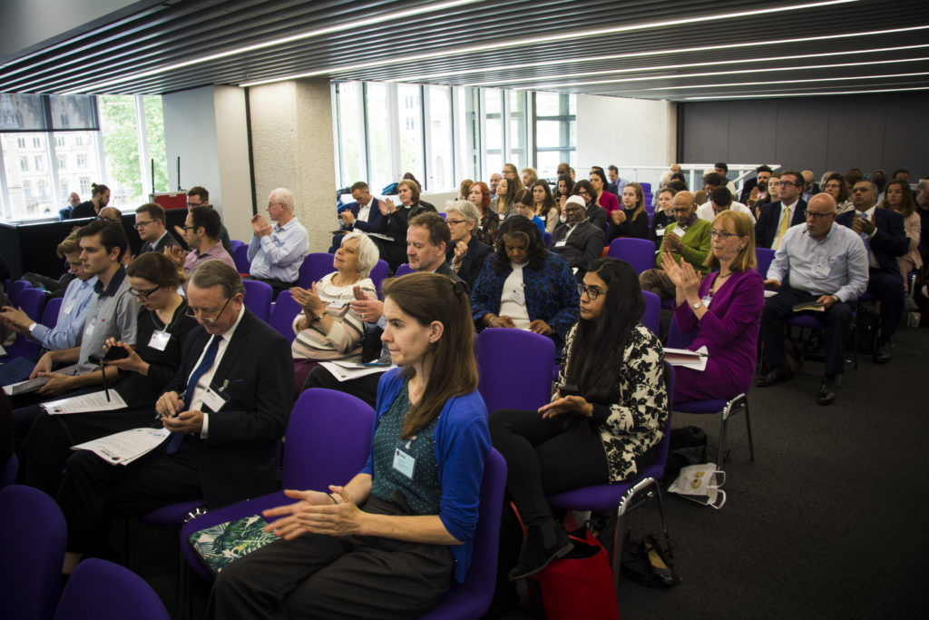 Participants at the Forum for Freedom of Religion or Belief and Inclusive Development which was organised by the Coalition for Religious Equality and Inclusive Development (CREID) and took place on 11 June in London,