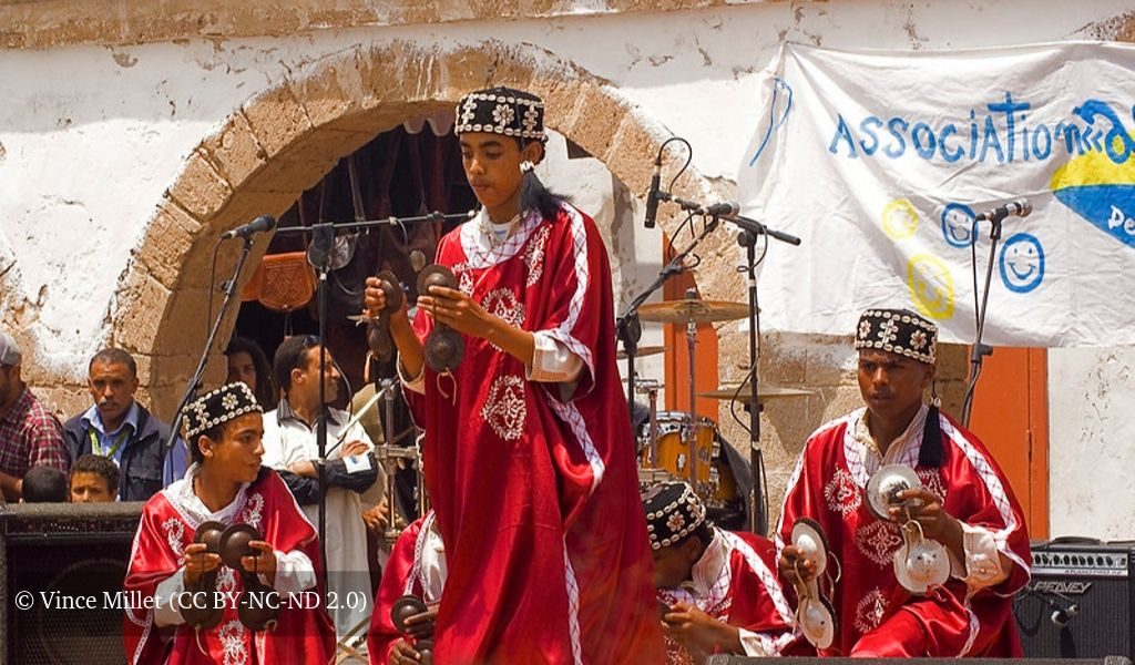 Gnawa musicians in Morocco
