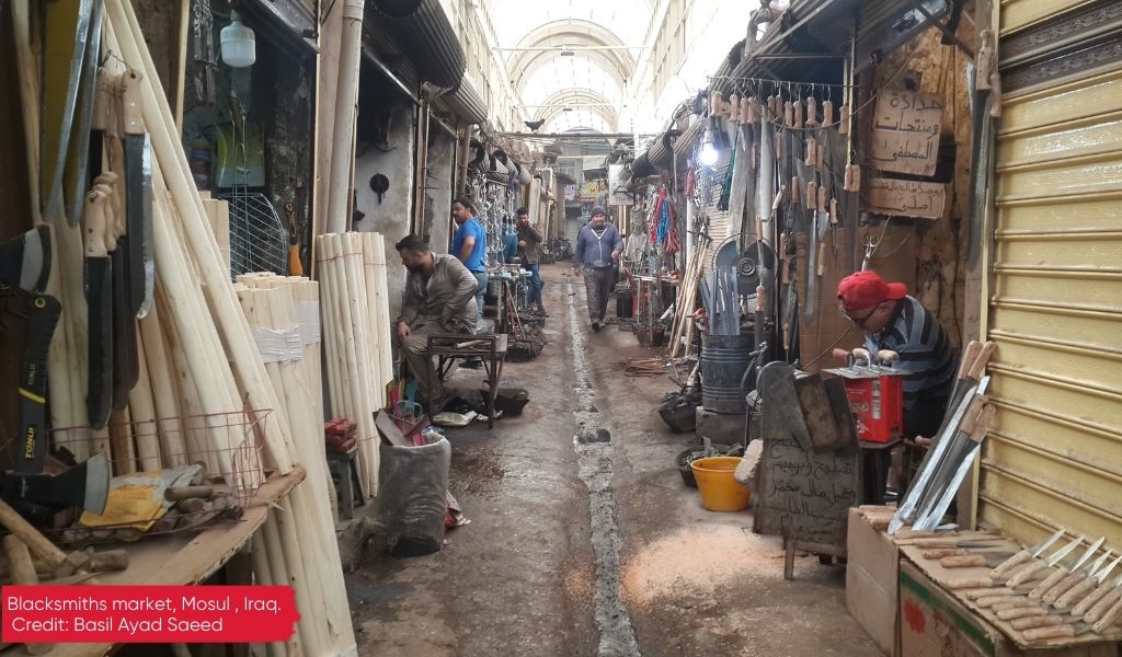 Blacksmiths market, Mosul, Iraq