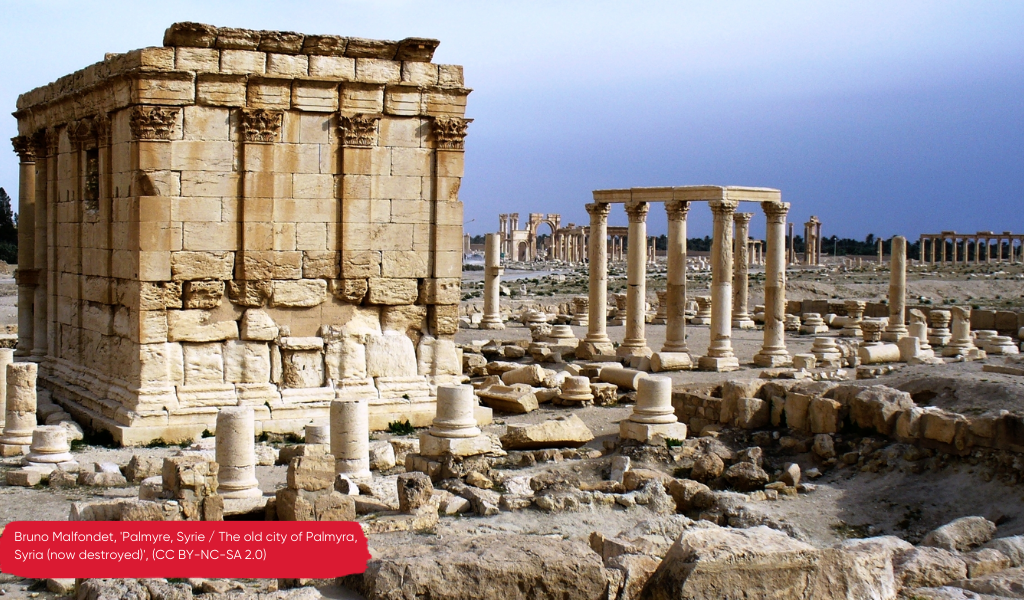 Bruno Malfondet, 'Palmyre, Syrie / The old city of Palmyra, Syria (now destroyed)', (CC BY-NC-SA 2.0)