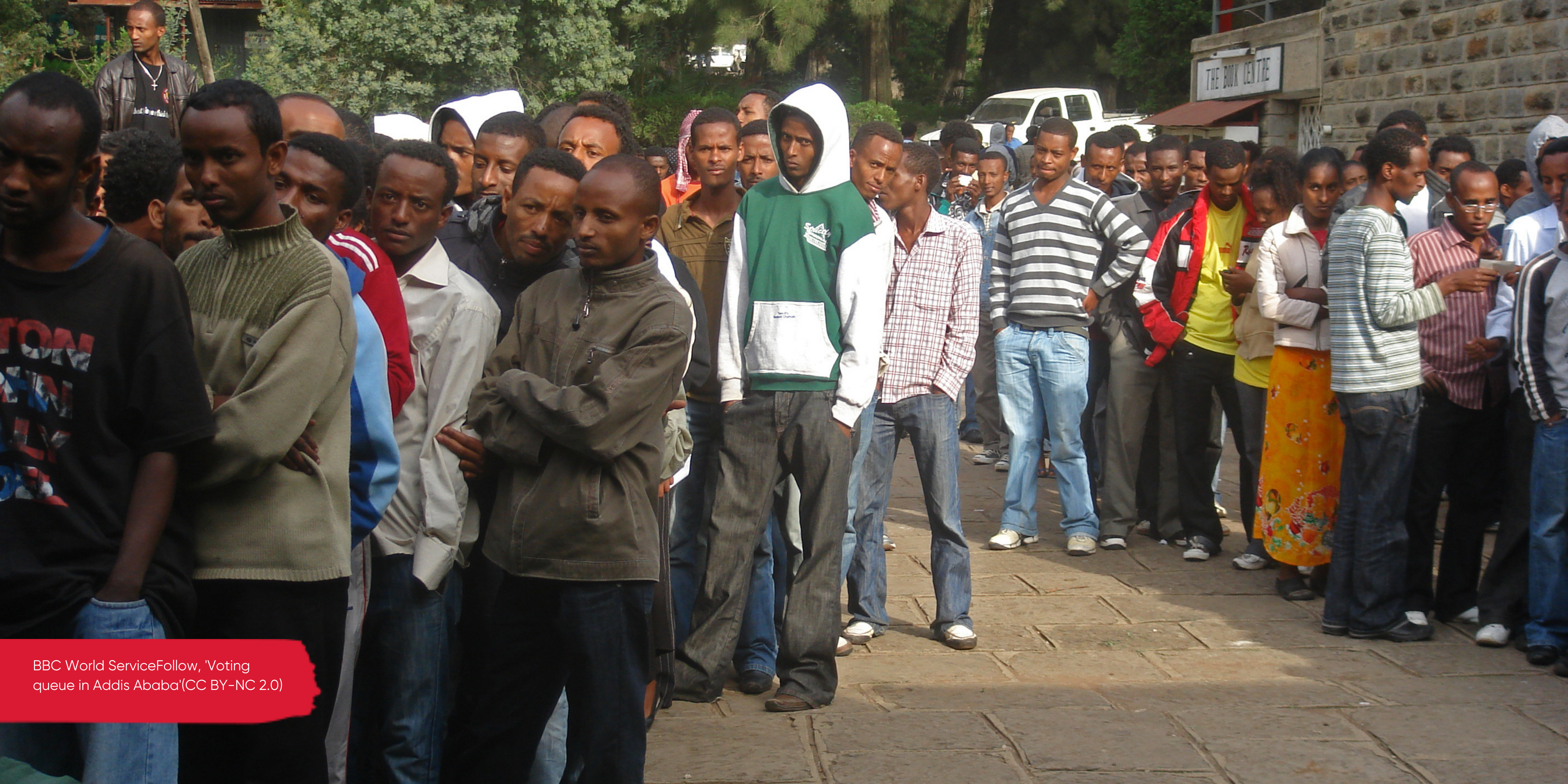 BBC World ServiceFollow, 'Voting queue in Addis Ababa'(CC BY-NC 2.0)