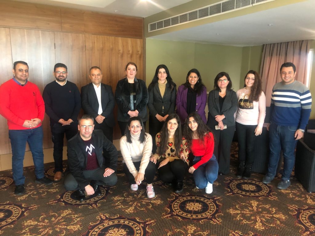 Participants at an IDS workshop in Beirut on youth and heritage gathering in Egypt, Iraq and Syria