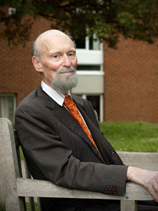 Michael Lipton sitting on a bench.