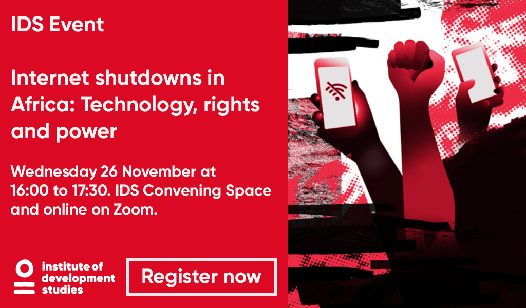 Internet shutdowns in Africa: Technology, rights and power - Institute ...